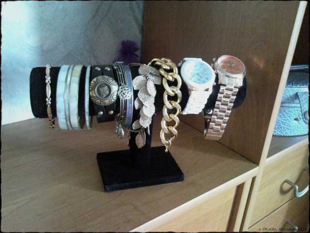 Подставка под часы и браслеты Aliexpress   T-bar Jewelry Display Bracelet Watch Holder Stand - фото