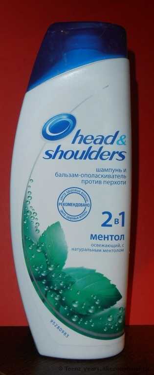 Шампунь Head and Shoulders  2 в 1 против перхоти "Ментол" - фото