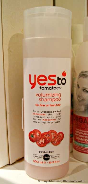 Шампунь YES TO  …Tomatoes.Ежедневный для увеличения объема волос - фото