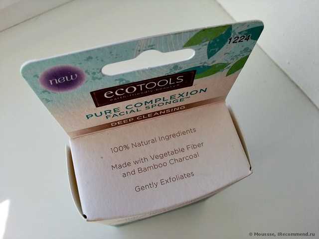 Спонж для лица EcoTools Pure Complexion Facial Sponge (Konjak/Конняку) - фото
