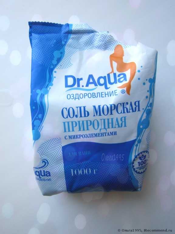Соль для ванн  Dr. Aqua Соль морская природная с микроэлементами - фото