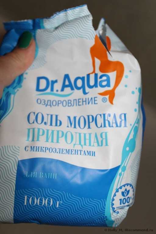 Соль для ванн  Dr. Aqua Соль морская природная с микроэлементами - фото