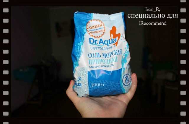 Соль для ванн  Dr. Aqua Соль морская природная с микроэлементами - фото