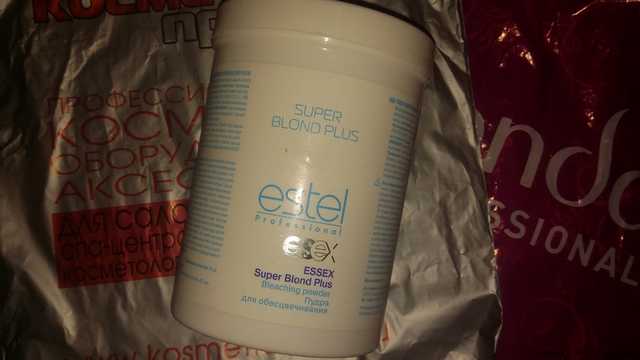 Микрогранулированная пудра для обесцвечивания Estel Essex Super Blond Plus - фото