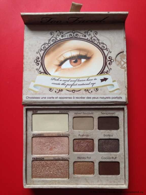 Палетка теней Too Faced Natural Eye Neutral Eye Shadow Collection - фото
