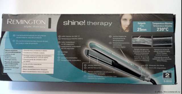 Утюжок для волос Remington  Shine Therapy S 9950 - фото