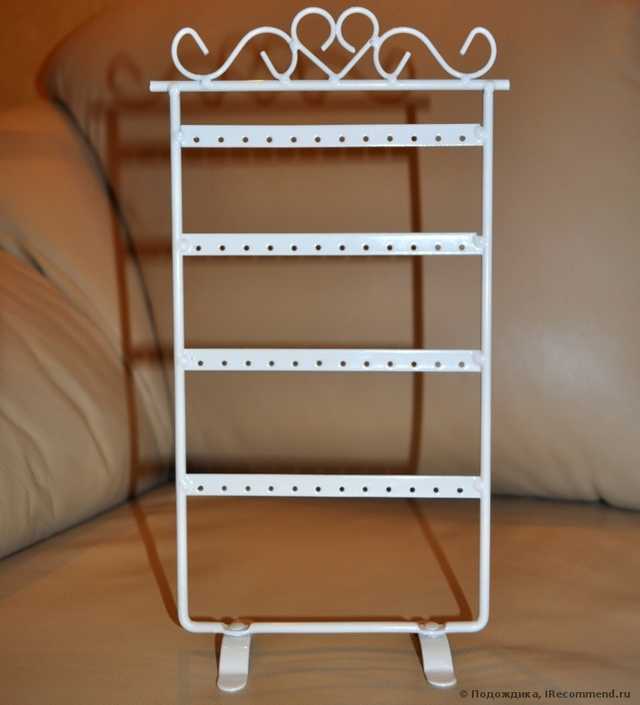 Подставка для бижутерии Aliexpress New Jewelry Earring Display, 48 Holes Earring Jewelry Display Rack Stand Holder - фото