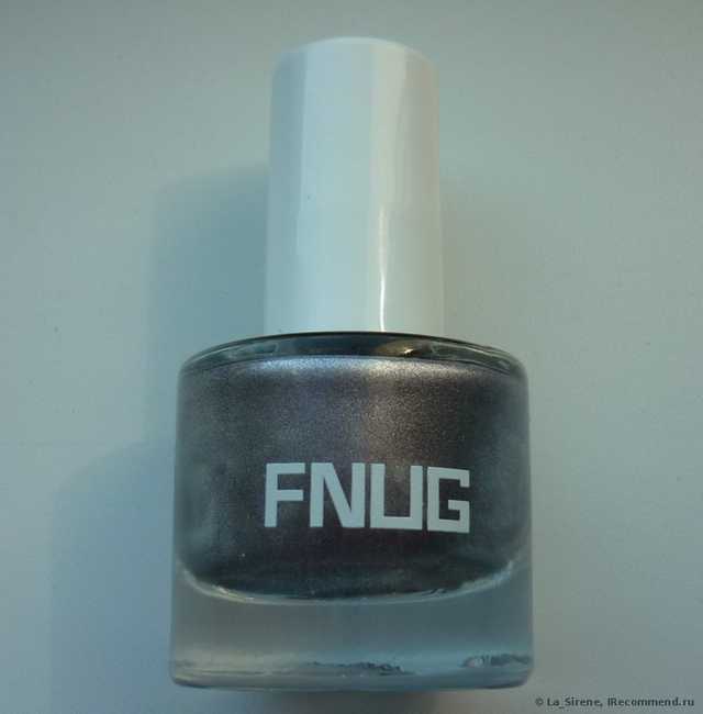 Лак для ногтей FNUG с эффектом жатой фольги - фото