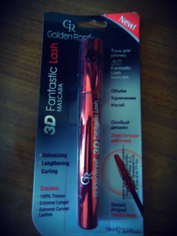 Тушь Golden Rose  3d Fantastic Lash mascara - фото
