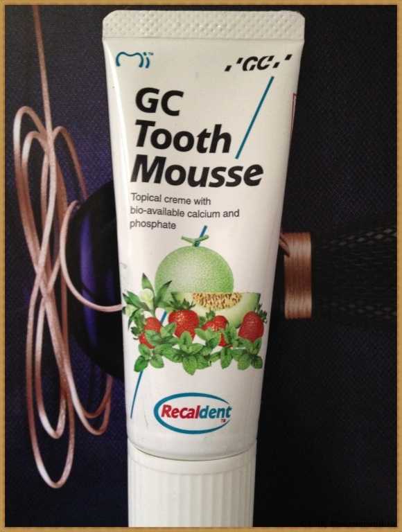Гель стоматологический GC Tooth Mousse  Клубничный крем реминализирующий эмаль зубов - фото