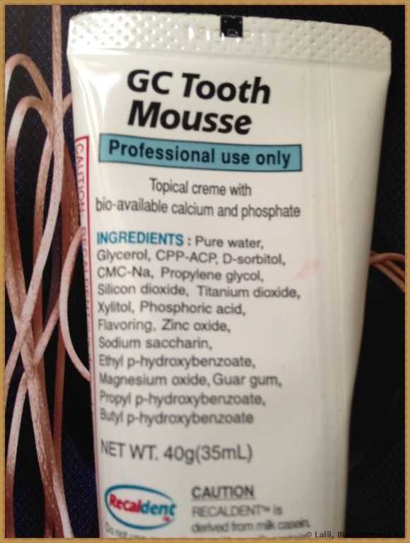 Гель стоматологический GC Tooth Mousse  Клубничный крем реминализирующий эмаль зубов - фото