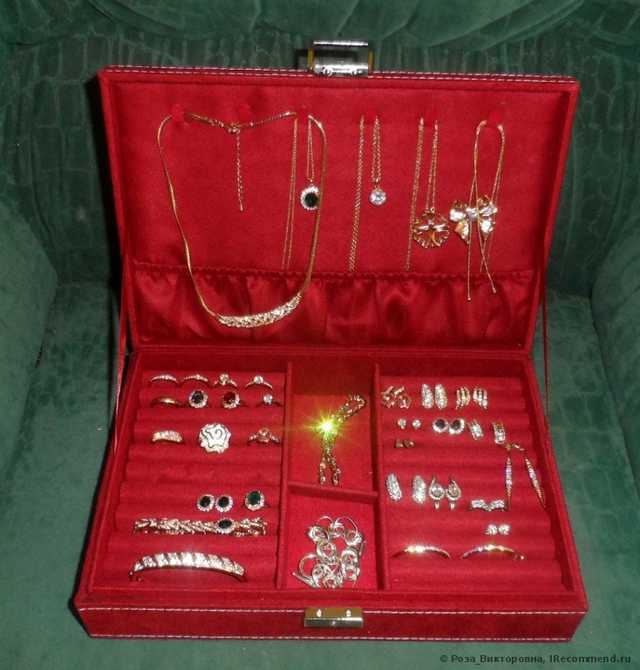 Шкатулка для ювелирных украшений Aliexpress Шкатулка Of cell large-capacity jewelry boxes - фото