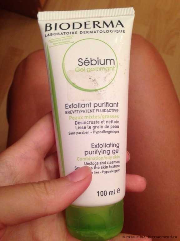 Скраб для лица Bioderma Sebium Gel gommant purifiant гуммирующий гель - фото