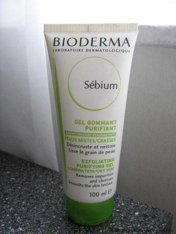 Скраб для лица Bioderma Sebium Gel gommant purifiant гуммирующий гель - фото