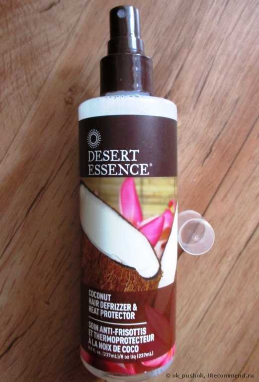 Тоник для волос Desert Essence Defrizzer кокосовое волос и тепла Protector, 8,5 жидких унций (237 мл) - фото