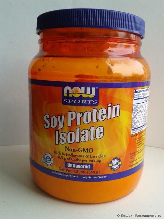 Спортивное питание Now Foods Sports, Soy Protein Isolate, Unflavored (Изолят соевого белка) - фото