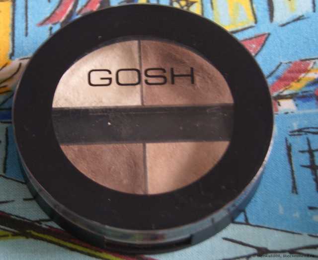 Тени для век Gosh Quattro Eye Shadow - фото
