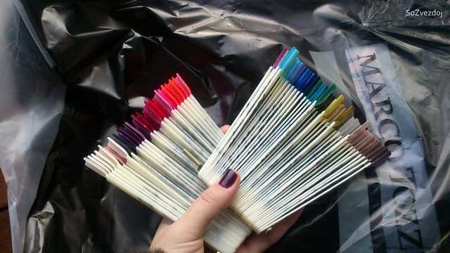 Дисплей для демонстрации лака для ногтей Aliexpress   50 Tips Fan-Shaped Nail Art Display - фото
