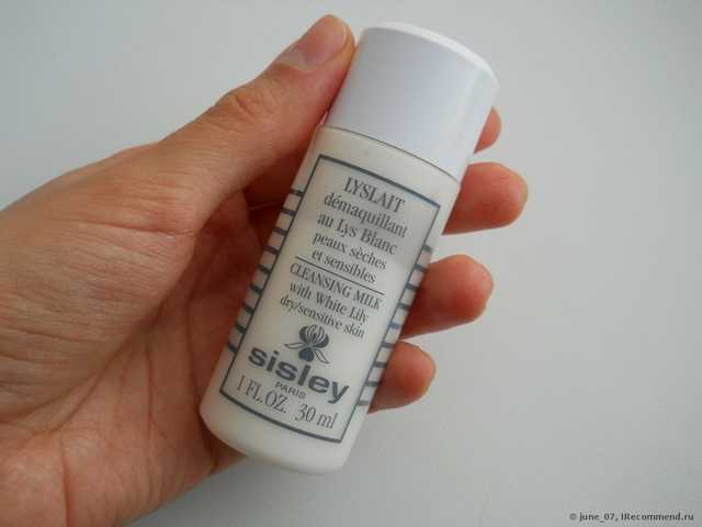 Молочко для снятия макияжа Sisley Lyslait Cleansing Milk with White Lily для сухой кожи с белой лилией - фото