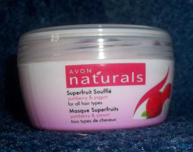 Фруктовая маска-суфле для волос Avon Naturals "Мирика и йогурт" - фото