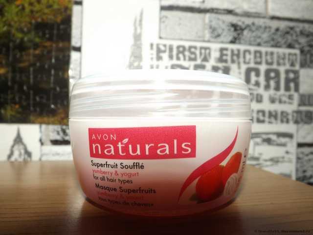 Фруктовая маска-суфле для волос Avon Naturals "Мирика и йогурт" - фото