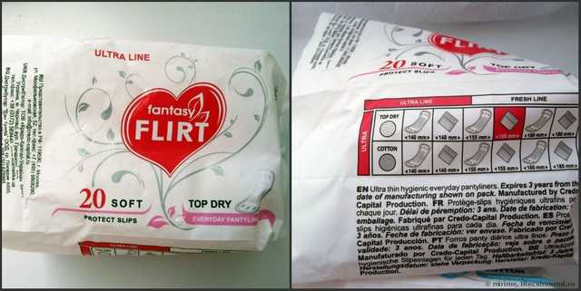 Прокладки ежедневные Fantasy Flirt Ultra Line Top dry - фото