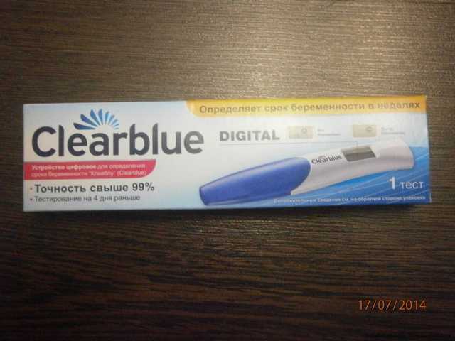 Тесты на беременность  Clearblue c определением срока беременности - фото