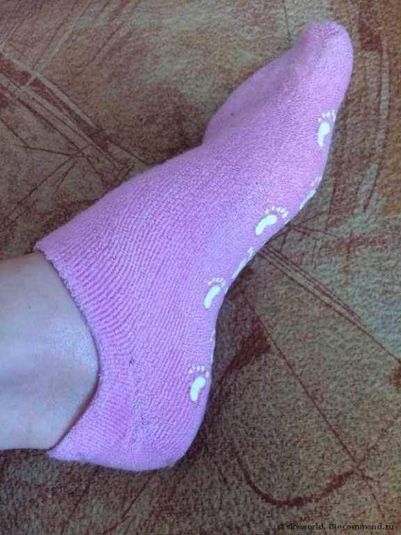 СПА набор Aliexpress   SPA носки и перчатки spa gloves+spa socks,2pairs/lot,spa gel gloves and socks. - фото