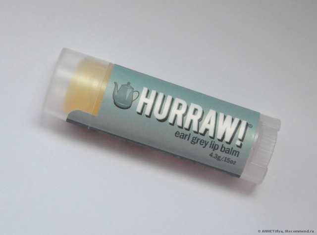 Бальзам для губ   Hurraw! Earl Grey - фото