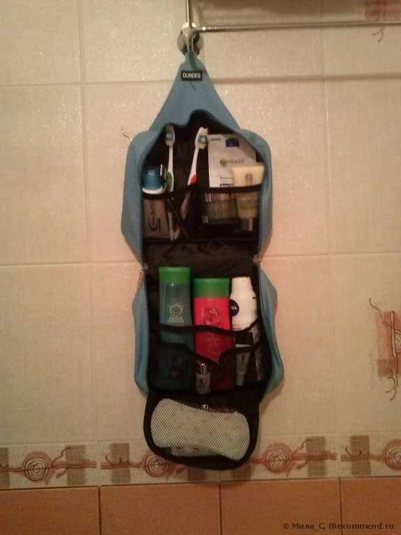 Дорожная косметичка Ebay Travel Makeup Waterproof Hooking Travel Toiletry Washing Makeup Skincare Multi-purpose Bag - фото