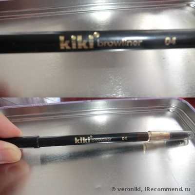 Карандаш для бровей Kiki Browliner с щеточкой - фото