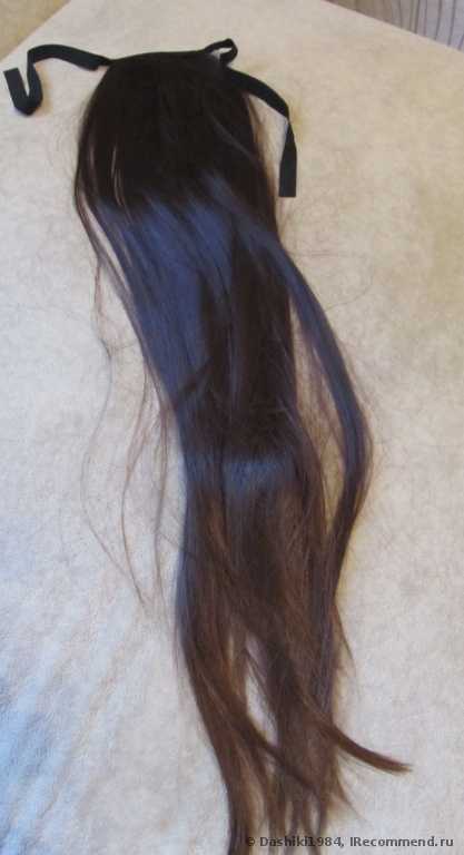 Искусственный накладной конский хвост Aliexpress   Hot Women's Girls Synthetic Ponytail Long Straight Hair Piece Hair Extensions - фото