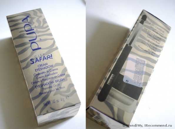 Кремовые тени-подводка для глаз Pupa City safari cream eyeshadow - фото
