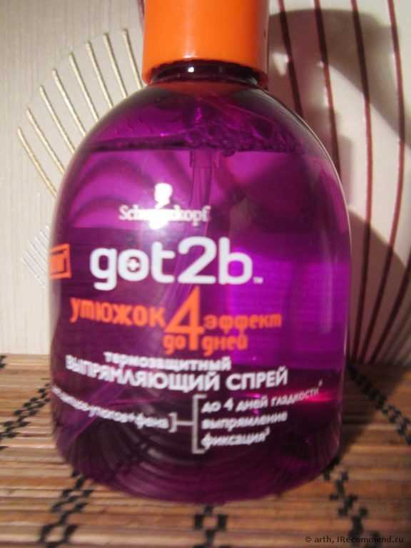 Термозащитный выпрямляющий спрей для волос Got2b "Утюжок" - фото