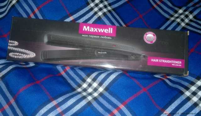 Выпрямитель волос MAXWELL  MW-2204 BK - фото