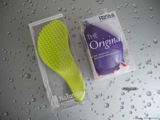 Macadamia No Tangle Brush взует любую чесалку;) В отзыве: а Вы знали, что в ней есть часики? Дискриминационная политика производителя. И, конечно же, бой-сравнение Макадамия со всеми известной Tangle Teezer :: Или тот случай, когда длина имеет значение;)