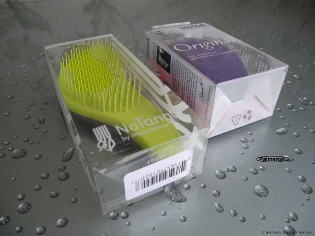 Macadamia No Tangle Brush взует любую чесалку;) В отзыве: а Вы знали, что в ней есть часики? Дискриминационная политика производителя. И, конечно же, бой-сравнение Макадамия со всеми известной Tangle Teezer :: Или тот случай, когда длина имеет значение;)