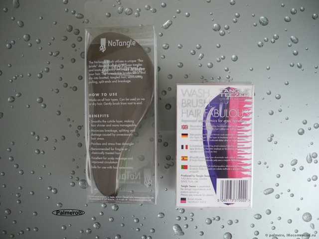 Macadamia No Tangle Brush взует любую чесалку;) В отзыве: а Вы знали, что в ней есть часики? Дискриминационная политика производителя. И, конечно же, бой-сравнение Макадамия со всеми известной Tangle Teezer :: Или тот случай, когда длина имеет значение;)