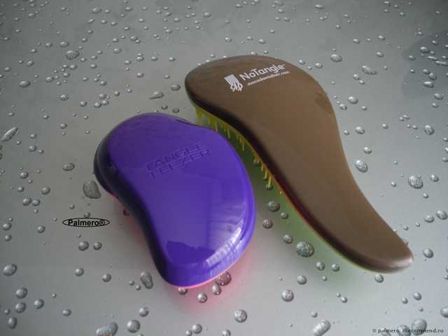 Macadamia No Tangle Brush взует любую чесалку;) В отзыве: а Вы знали, что в ней есть часики? Дискриминационная политика производителя. И, конечно же, бой-сравнение Макадамия со всеми известной Tangle Teezer :: Или тот случай, когда длина имеет значение;)