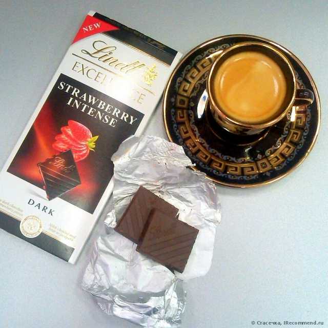 Перекус. Кофе и шоколад. 