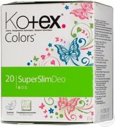 Прокладки ежедневные Kotex colors super slim deo