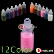 Блестки для дизайна ногтей Buyincoins 12 Color Glitter Decor Nail Art Powder Dust Bottle Set Блестки для дизайна ногтей Buyincoins 12 Color Glitter Decor Nail Art Powder Dust Bottle Set
