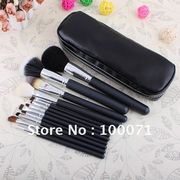 Кисти для макияжа Aliexpress   New 12 Pcs Professional Makeup Brushes Cosmetic Make Up Set W/ 2 Case Bag Kit