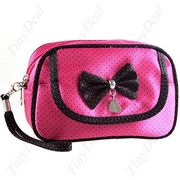Косметичка Tinydeal Gorgeous Satin Zippered Cosmetic Clutch Bag Bowknot Accented Makeup Косметичка Tinydeal Gorgeous Satin Zippered Cosmetic Clutch Bag Bowknot Accented Makeup