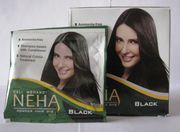 Краска для волос Neha Black henna (черная хна)