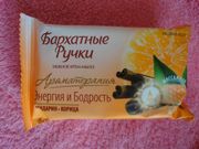 Крем-мыло Бархатные ручки Ароматерапия Энергия и бодрость Мандарин и корица Крем-мыло Бархатные ручки Ароматерапия Энергия и бодрость Мандарин и корица