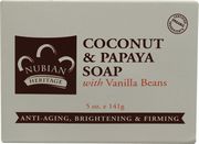 Мыло  Nubian Heritage Coconut & Papaya soap with Vanilla Beans