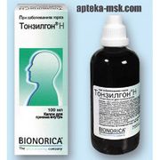 Таблетки от боли в горле Bionorica Тонзилгон