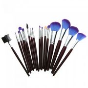Кисти для макияжа Aliexpress    12 штук  Makeup Brushes Cosmetic Brush Set Eyebrow Comb with Roll up Leopard Bag