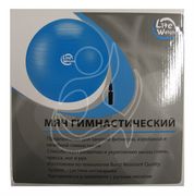 Мяч гимнастический  Lite Weights с насосом, 75 см